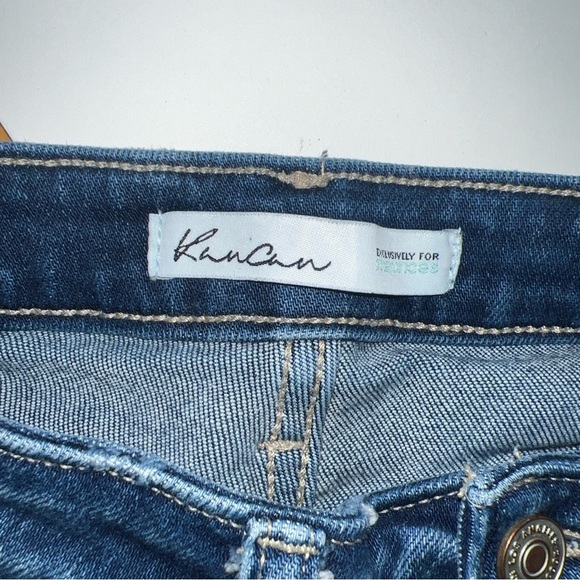 KanCan Jeans 27 Skinny Dark Wash Cropped Distressed *Maurices Exclusive* NWOT - Picture 7 of 7